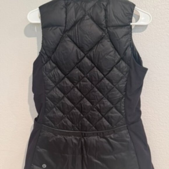 Lululemon - Down For A Run Quilted Down Puffer Vest Black - Picture 2 of 3